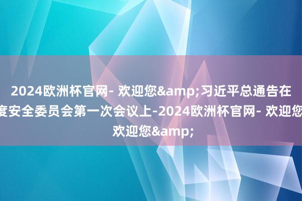 2024欧洲杯官网- 欢迎您&习近平总通告在中央国度安全委员会第一次会议上-2024欧洲杯官网- 欢迎您&