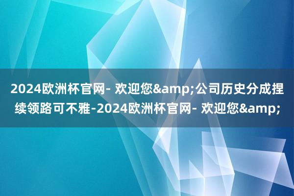 2024欧洲杯官网- 欢迎您&公司历史分成捏续领路可不雅-2024欧洲杯官网- 欢迎您&