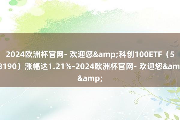 2024欧洲杯官网- 欢迎您&科创100ETF（588190）涨幅达1.21%-2024欧洲杯官网- 欢迎您&